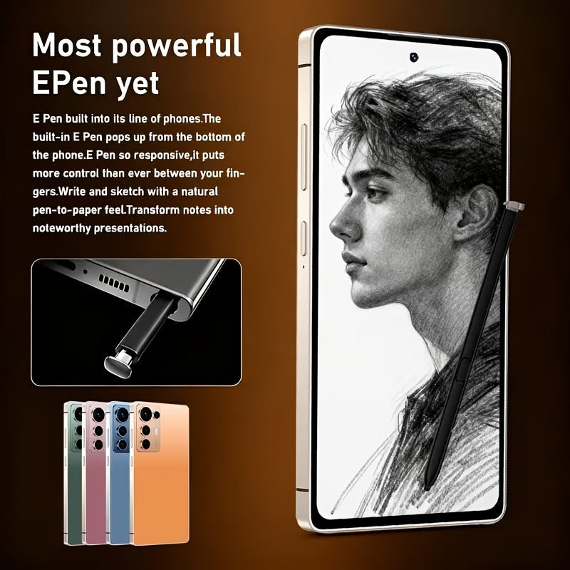 2026 new S25 Ultra Smartphone | 6.8-inch Display, 12GB RAM, 512GB Storage, Dual SIM Dual Standby, Android System, Fingerprint Unlock, Facial Recognition, Includes Headphones, Data Cable, Phone Case & Screen Protector, Fully F