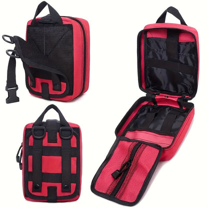 333pcs Professional-Grade First Aid Kit, 33 Unique Items for Outdoor Survival - Includes Scissors, Tweezers, Splint, Whistle, And More - Ideal for Hiking, Camping, Hunting, Car, Boat, Travel, And Exploration - Perfect Gift fo