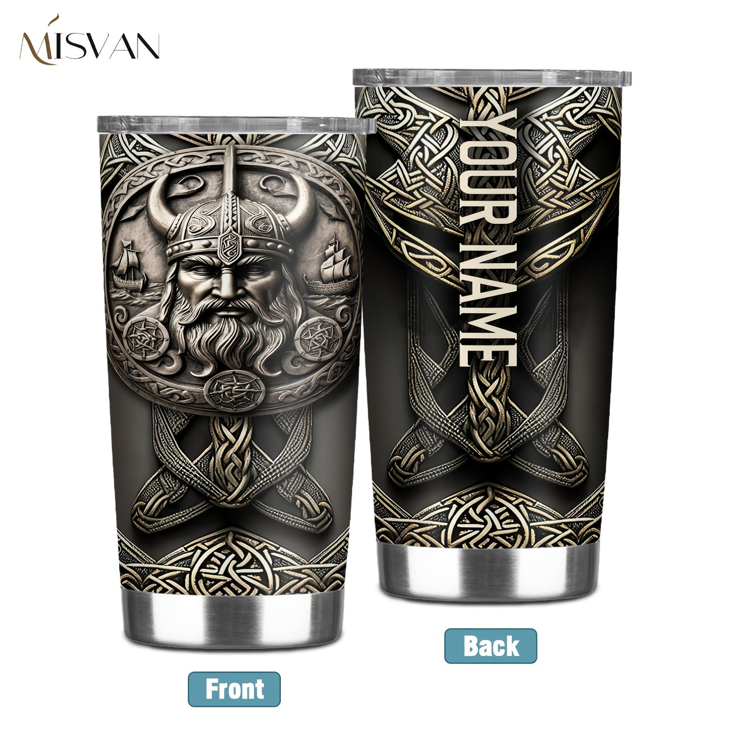 [Custom] 1pc, Beautiful and Personalized Print. 20oz, 22oz, 40oz Steel Insulated Bottle Cups with Lids. Drinkware for Summer and Winter. Outdoor Travel Sports Accessories. The Best Gift for Mother's Day, Father's Day, Other F