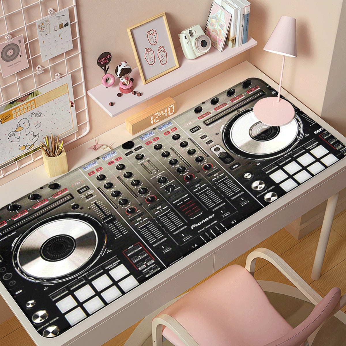1pc Pioneer DDJ-SX DJ Controller Mouse Pad & Office Desk Mat - Non-Slip Surface, Compatible with DDJ-SX DJ Controller, Gaming & Office Desk Decor, Washable Surface, Ideal for DJs, Gamers, Professionals - Perfect Gift for Musi