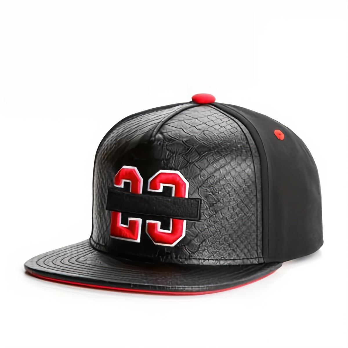 BLAZIN' ISLAND Men's Baseball Cap - Snapback Hat with Bold '23' Design, Lightweight Breathable for Sports, Casual, Formal - Black/White Athletic Sun Hat, Baseball Hat, Casual Headwear, Durable Headgear