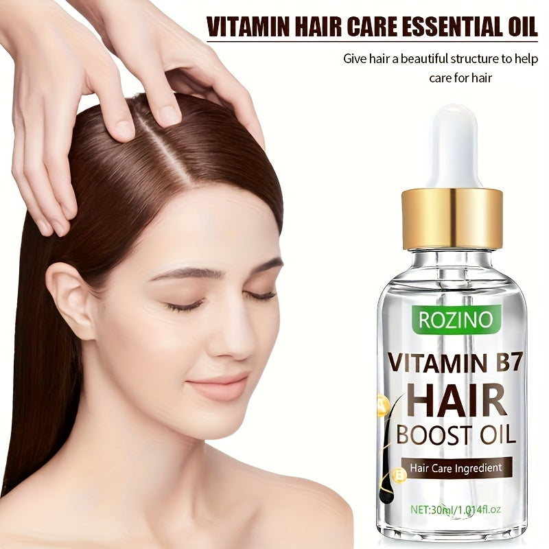1.01oz vitamin hair care essential oil, light texture, can be quickly absorbed by the hair, make the hair light and fluffy, soft, shiny, moisturizing care, hair care, vitamin essential oil, say goodbye to dry hair, ten minute