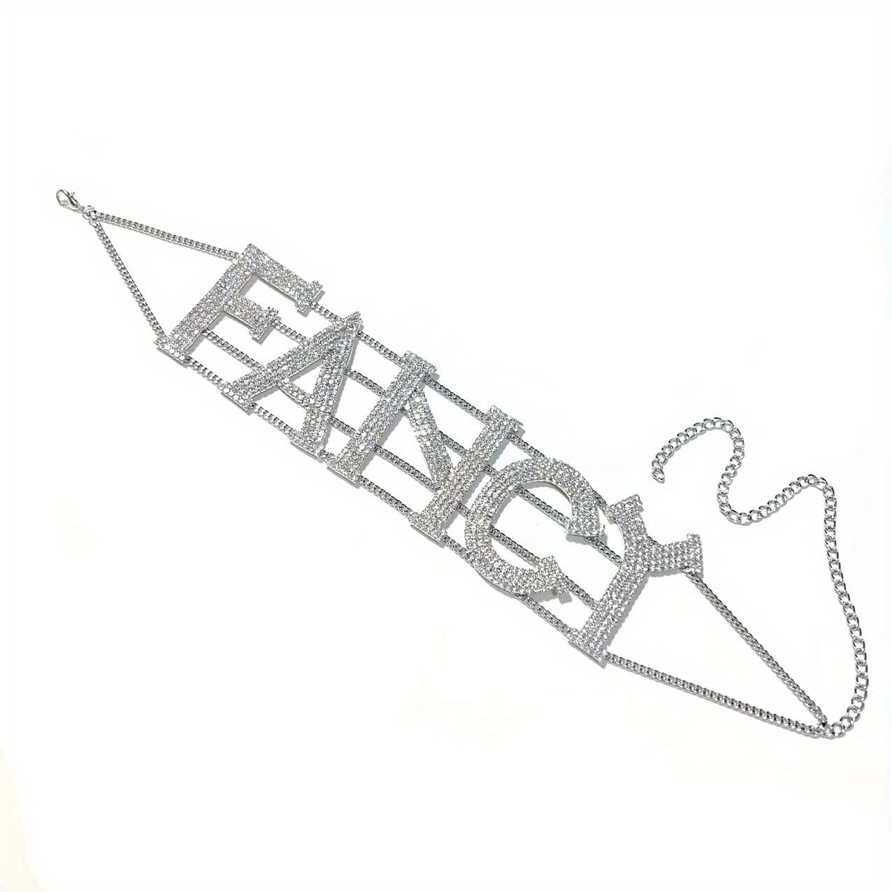 Hip Hop Multi-layer Necklace FANCY Letter Necklace Ins Sexy Exaggerated Collar Collar