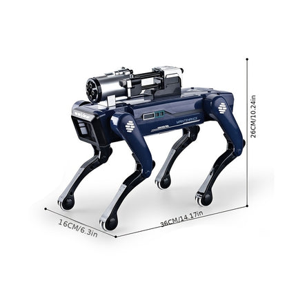 [Smart Robot Dog] New Multifunctional Robot Dog, Firefighter/SWAT Model with Water Spray & Soft Bullet Launcher, Multiple Language Instructions, Bionic Mechanical Arm, Singing and Dancing, Handshake Greeting, Remote Control T
