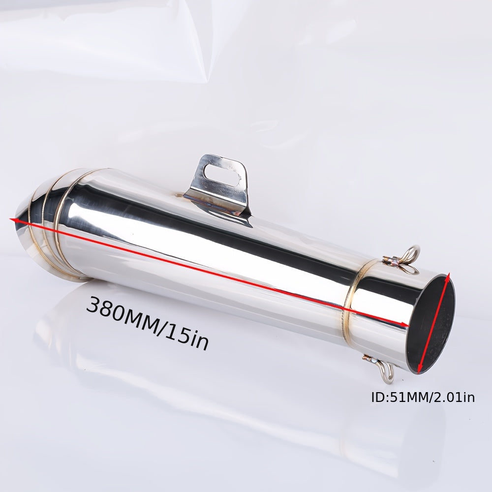Universal 51Mm Motorcycle Exhaust Pipe Elbow Suitable for Scooters Like DUKE390, RC390, GSX250R, DL250, Ninjia250, Nmax125, And KTM
