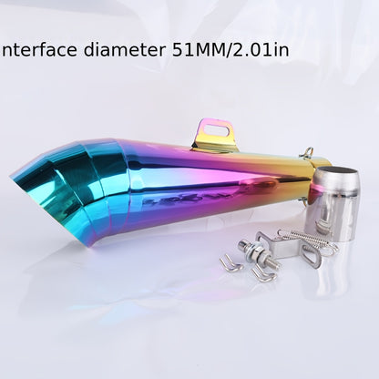 Universal 51Mm Motorcycle Exhaust Pipe Elbow Suitable for Scooters Like DUKE390, RC390, GSX250R, DL250, Ninjia250, Nmax125, And KTM