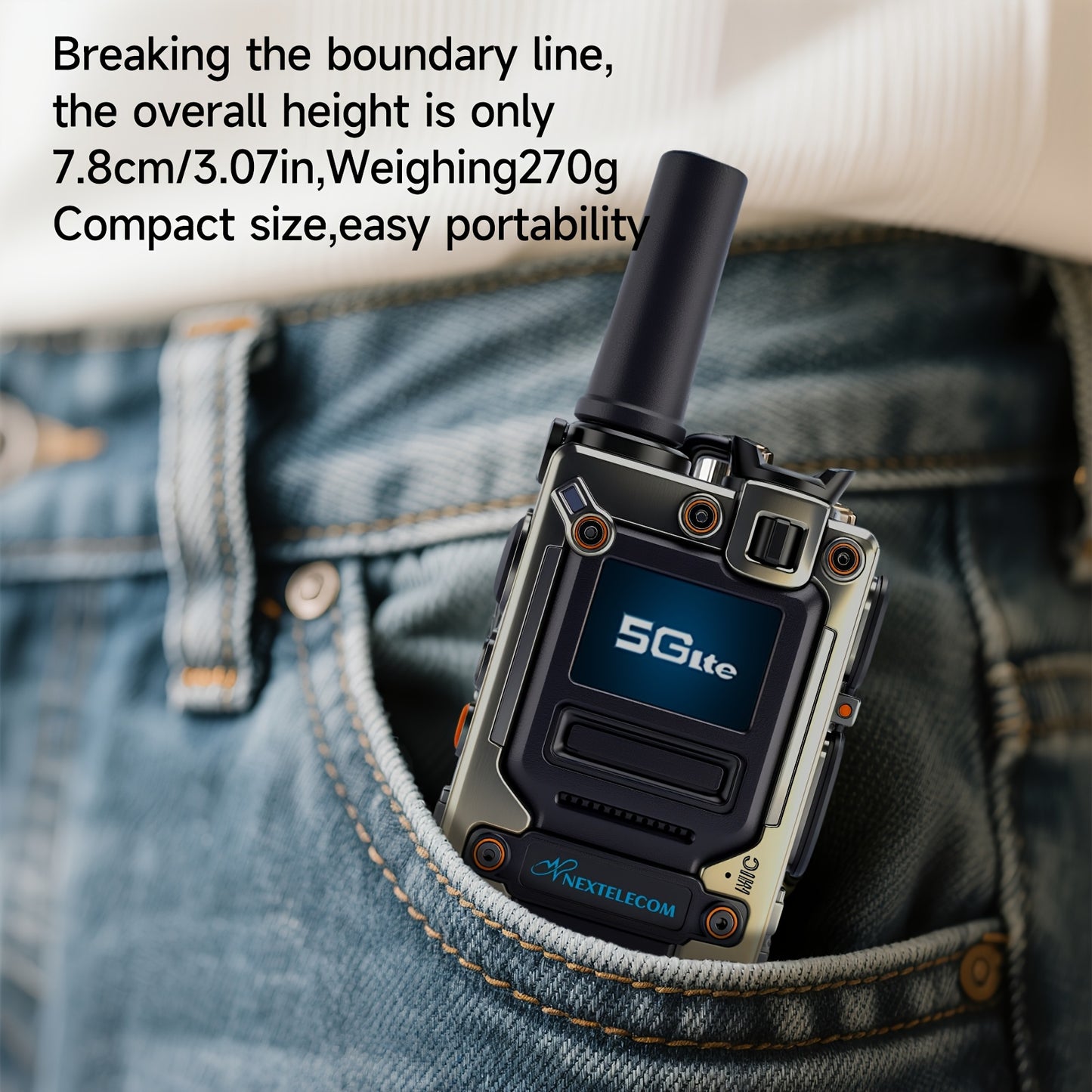 K300S Global Long Range Walkie Talkie Via Cellular Network Sim Card No Monthly Fee Us Coverage Truckers Construction Hotels Use Camping Hunting Adults Poc Two Way Radios Rechargeable