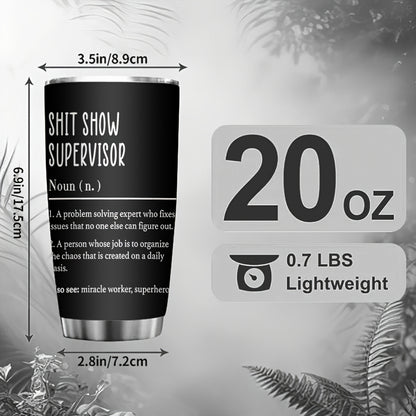 1pc Nurse-Themed 20oz Stainless Steel Tumbler - Double-Wall Vacuum Insulated Travel Mug with Print Cup, Hot/ for Nurses, Birthday & Valentine's/Mother's Day Gifts Suitable for Nurses, Healthcare Workers, Students