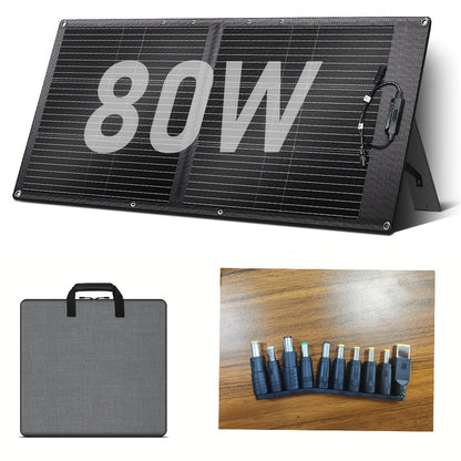 Portable Solar Generator and Panel Kit, Solar Panel Sold Separately, High-Capacity Lithium Battery Pack with AC Output, DC USB/USB-C Ports, LED Light, LiFePO4, Suitable for Outdoor, Camping, Road Trips, CPAP, Hurricane Emerge