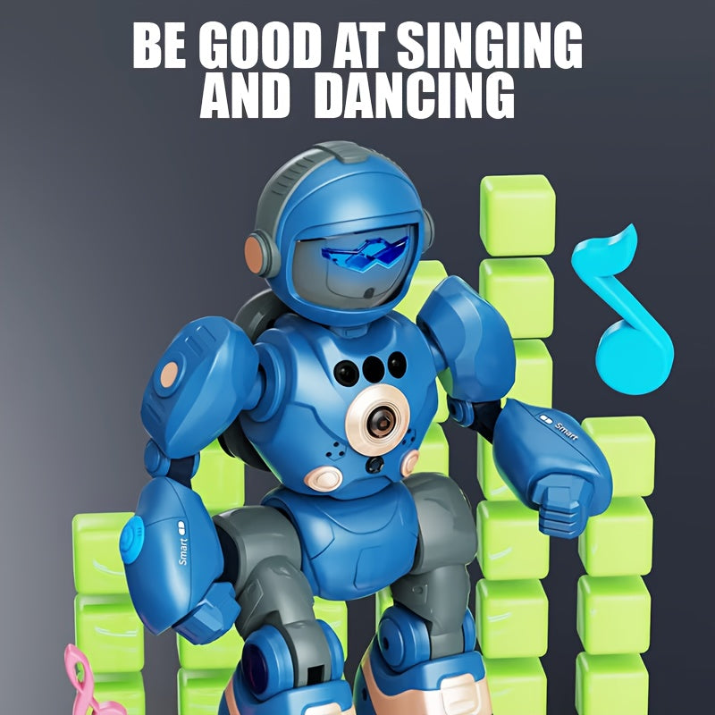 RC Robot Toy for Kids Remote Control Robot Toy, Smart Gesture Sensing Rechargeable & Programmable Robot Walking Dancing Singing Voice conversation Chirstmas Gift for Boys Girls