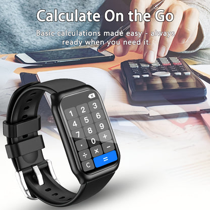 2025 New Smart Bracelet for Phone & for Android - 1.45inch Full Touch Screen, Call/Message Notifications, Music Control, Fitness Tracker with 100+ Sports Modes, Pedometer | Alarm | weather, Silicone Band - Perfect Gift for Me