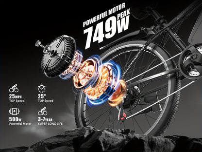 Z6-14-inch Electric Bicycle, Foldable, Suitable For Urban Commuting/ G26-26-inch Adult Electric Mountain Bike, 48v Detachable Battery, Outdoor Off-roading