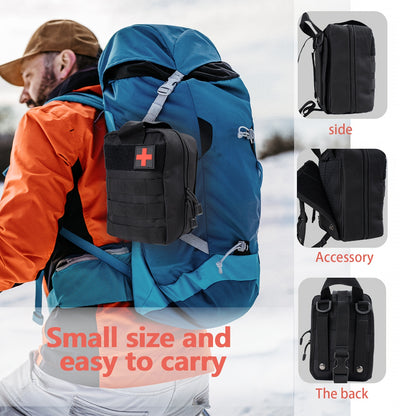 363pcs Portable First Aid Kits, Essential First Aid Kits for Emergencies, Suitable for Families, Cars, Camping, And Hiking, Best for Christmas, Perfect for Thanksgiving, Without Battery