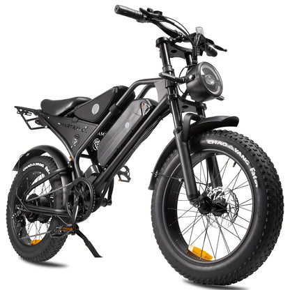 Smart Self-Balancing Scooter with Dual Motors, 749W, 67.2V, 15.6Ah, 20-Inch Off-Road Hoverboard, 50-Mile Range, 12.5 MPH Top Speed, Electric Dirt Bike, Ebike, Dirtbike