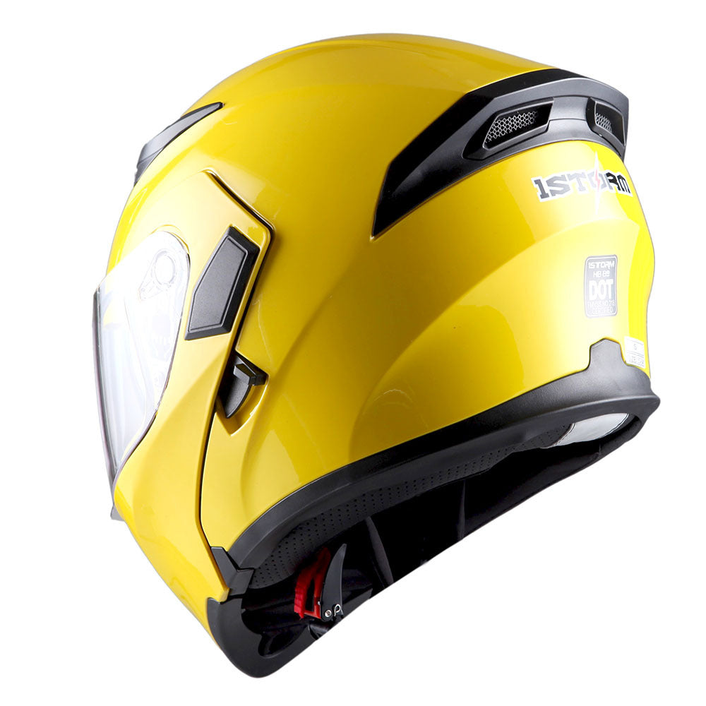 MOTORCYCLE MODULAR FULL FACE HELMET FLIP UP DUAL VISOR HELMET