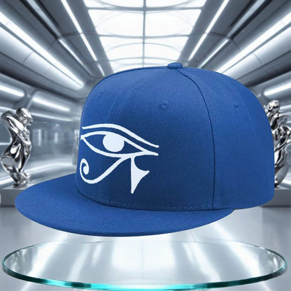 Pharaoh'S Eye Baseball Cap - Adjustable Snapback Hat with Ancient Egyptian Eye Design, Lightweight for Gym, Travel, Halloween, Everyday - Unisex Streetwear for Men & Women - All-Season Casual & Formal Outfits, Gym Headwear, S