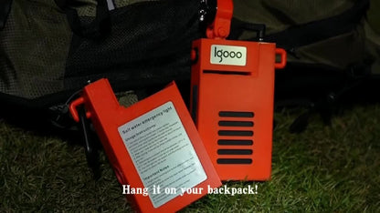 1pc Salt Water Emergency Lantern - Battery-Free, Water-Powered Flashlight with 220H Runtime, Reusable Survival Light for Camping, Tactical Use, Fishing