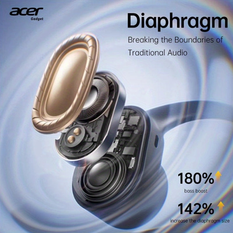 TWS Wireless Headphones, Noise Cancelling In-Ear Design, Lightweight Touch Control Long Battery Life HIFI Sound, Compatible with iOS/Android, Ideal Gift for Calls Sports & Running