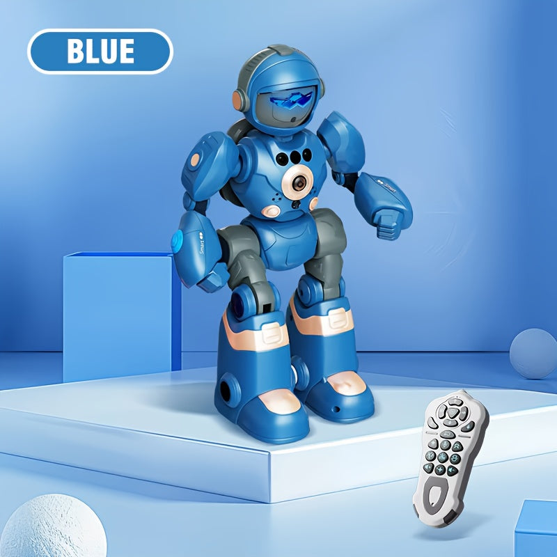 RC Robot Toy for Kids Remote Control Robot Toy, Smart Gesture Sensing Rechargeable & Programmable Robot Walking Dancing Singing Voice conversation Chirstmas Gift for Boys Girls