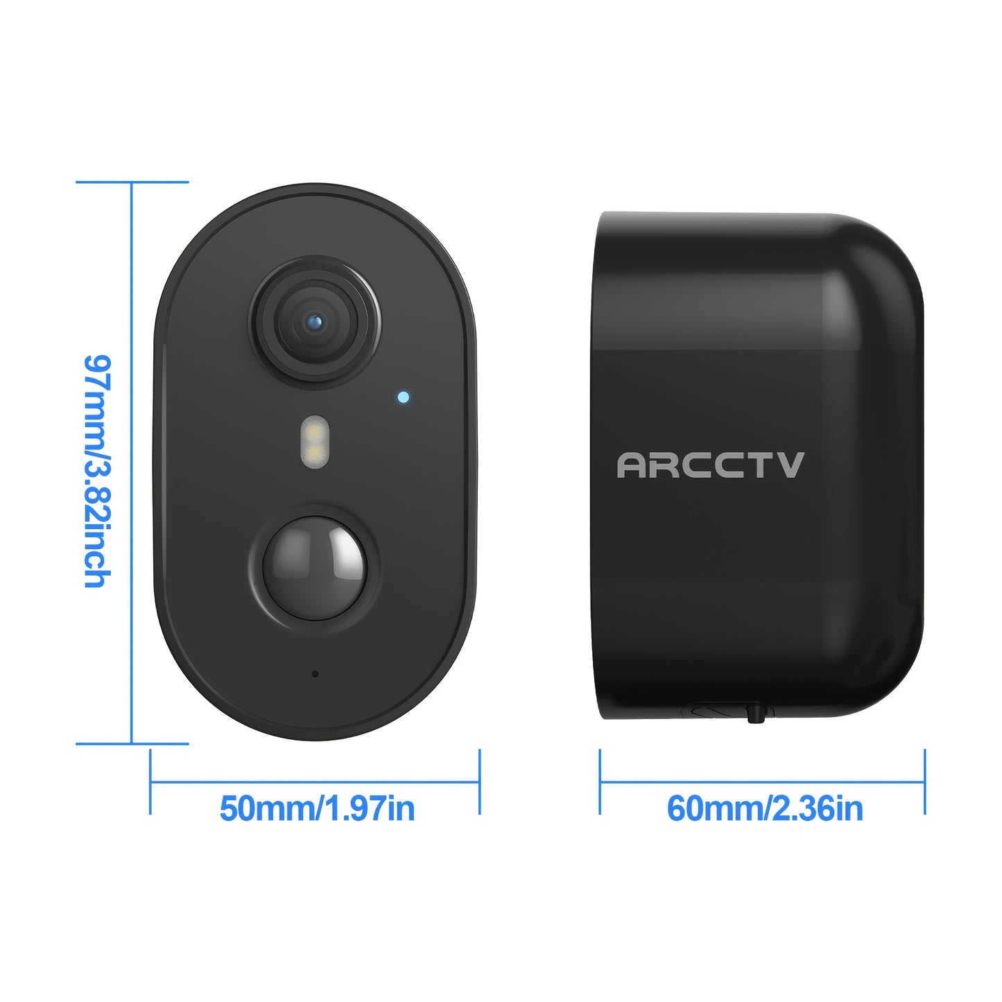 4MP Outdoor Security Camera With Solar Panel, Battery, Wireless Surveillance Camera, PIR Motion Detection And Alarm, Colour Night Vision, SD/Cloud Storage, Alexa Supported, 2-Way Audio, Black, 2.4G/5G WIFI