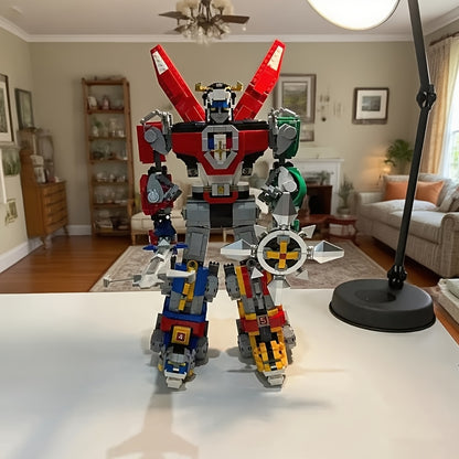 2321pcs VoltronUltimately IDEAS MOC Building Blocks Set - 5-in-1 Transforming Robot & Lion, with Poseable Arms, Head, Chest, Shoulders, Legs - Compatible with other major building blocks - Advanced Construction Set for Adults