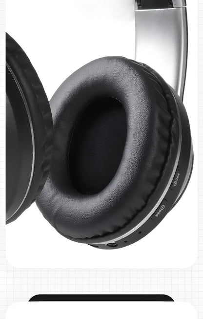 Wireless Noise Cancelling Headphones, Wireless Earbuds with Deep Bass, Lightweight Foldable Headphones with Built-in Microphone, for Work Laptops, Mobile Phones, On-head Gaming Headphones, Compatible with Android/iOS, Father'