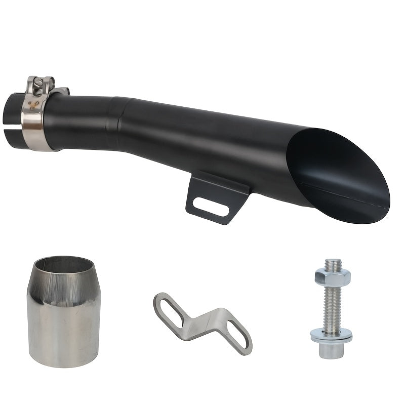 Motorcycle Exhaust Pipe 38-51mm, Suitable for Yamaha YZF R606-18 for HONDA Kawasaki for SUZUKI Off-road Vehicle 250ccHawk Street Bike 1.5-2.01" Entry Bicycle Exhaust Pipe Kit