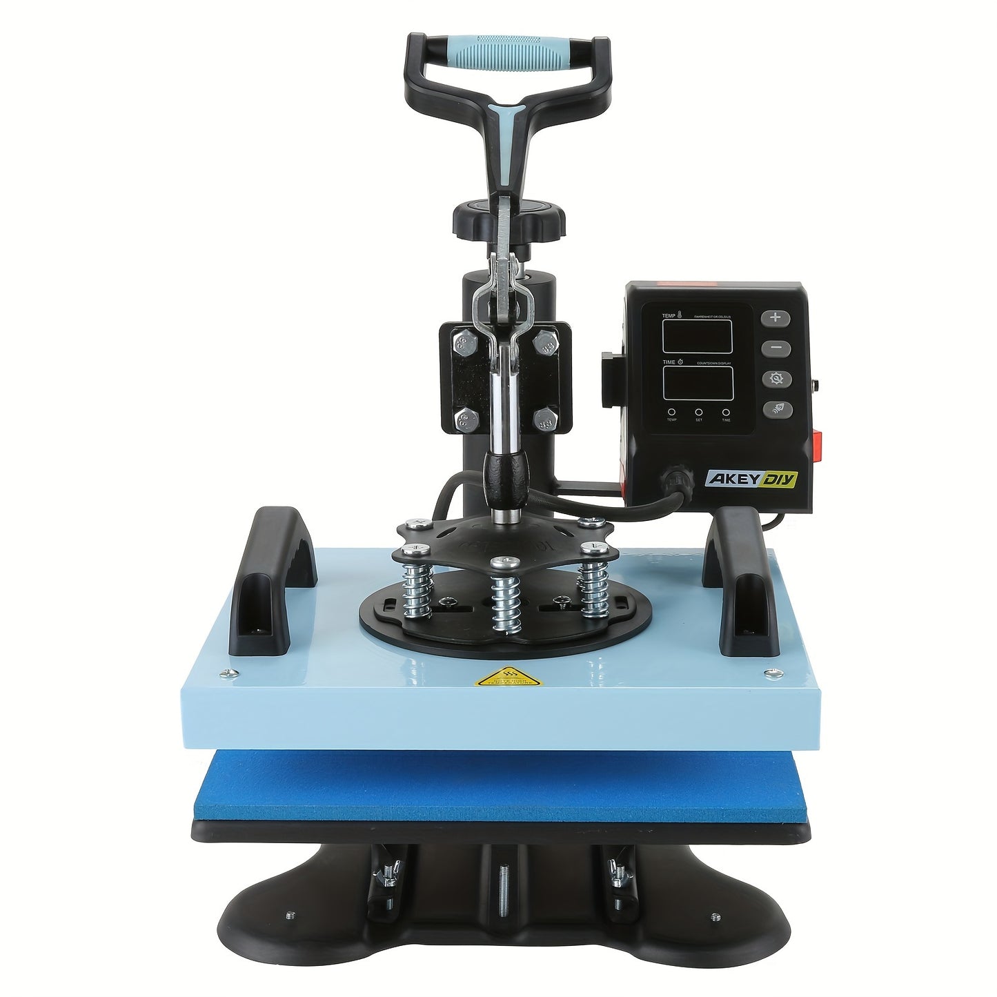 650W 12"x10" Heat Press with Dual Heating Tubes, 360° Rotation, Digital LCD Controller, Adjustable Pressure - Ideal for T-Shirts, Canvas Bags, Coasters, Pillowcases - Insulated Design for Safe Use