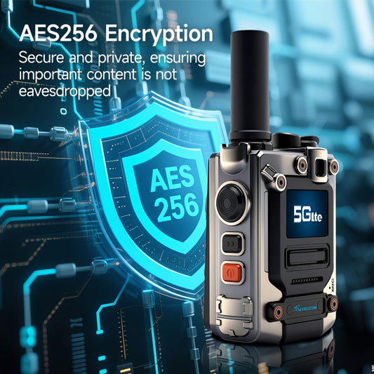 5G/4G 5000 Miles Nationwide Walkie Talkie Long Range K300s POC Two Way Radio SIM Card No Monthly Fee Long Standby Battery Rechargeable Handheld for Outdoor Activities Hiking Camping Hunting Truckers Consruction Business Use,