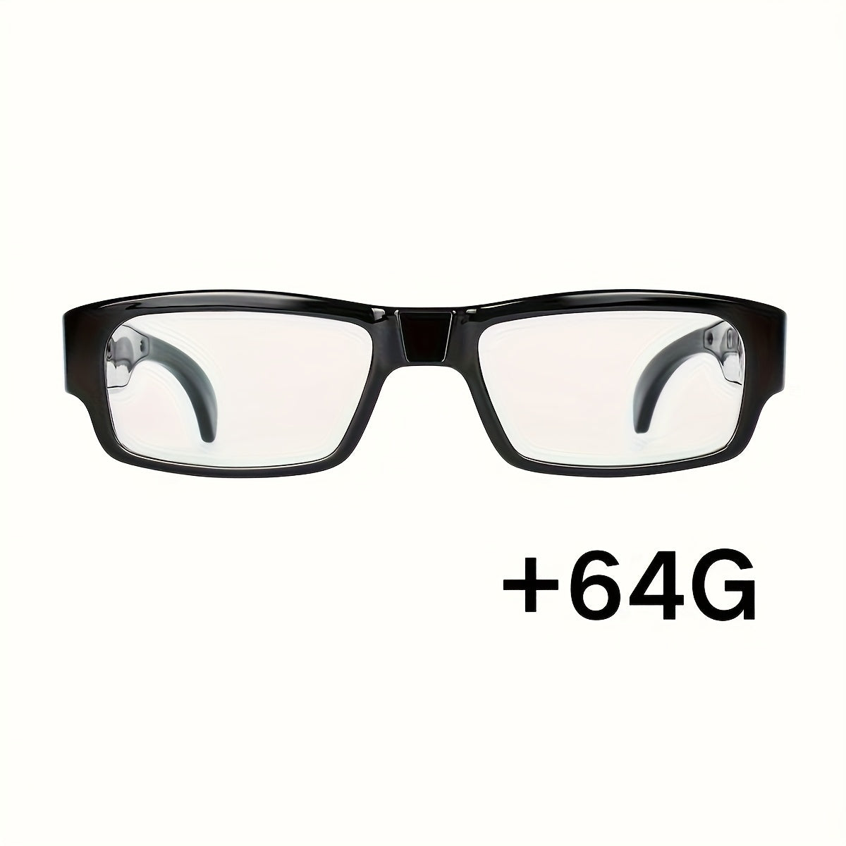 1pc Smart Glasses with Camera, 1080P HD Camera, Digital Video Recorder Camcorder Eye Protection DV Camera glasses Video glasses, Recording Portable Camera Ultra Clear Camera Glasses with 64GB Memory Card, Long-lasting battery