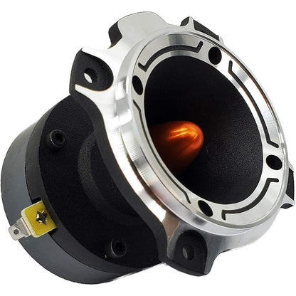 Pair of 2400W Heavy Duty Titanium Super Tweeter Loud Speakers, 4-Ohm Design for High-Fidelity Sound, Powerful Output for Enhanced Audio Performance, Durable Construction for Long-Lasting Use, Ideal for Car Audio Systems and P