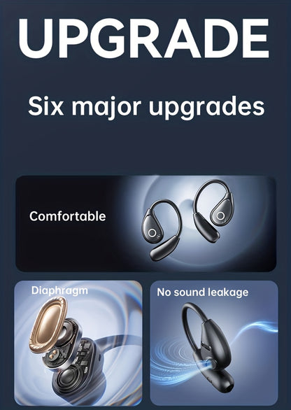 TWS Wireless Headphones, Noise Cancelling In-Ear Design, Lightweight Touch Control Long Battery Life HIFI Sound, Compatible with iOS/Android, Ideal Gift for Calls Sports & Running