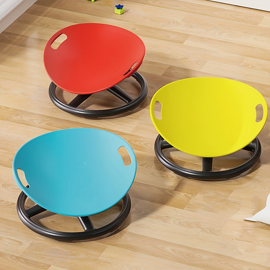 2 Sizes, 1 Durable Plastic Rotating Sensory Chair - Blue Oval Eggshell Design, Training and Rehabilitation Equipment, Suitable for Training Centers, Home Use, Balance and Focus Enhancement, Exercise Chair, Christmas Gift, Bir