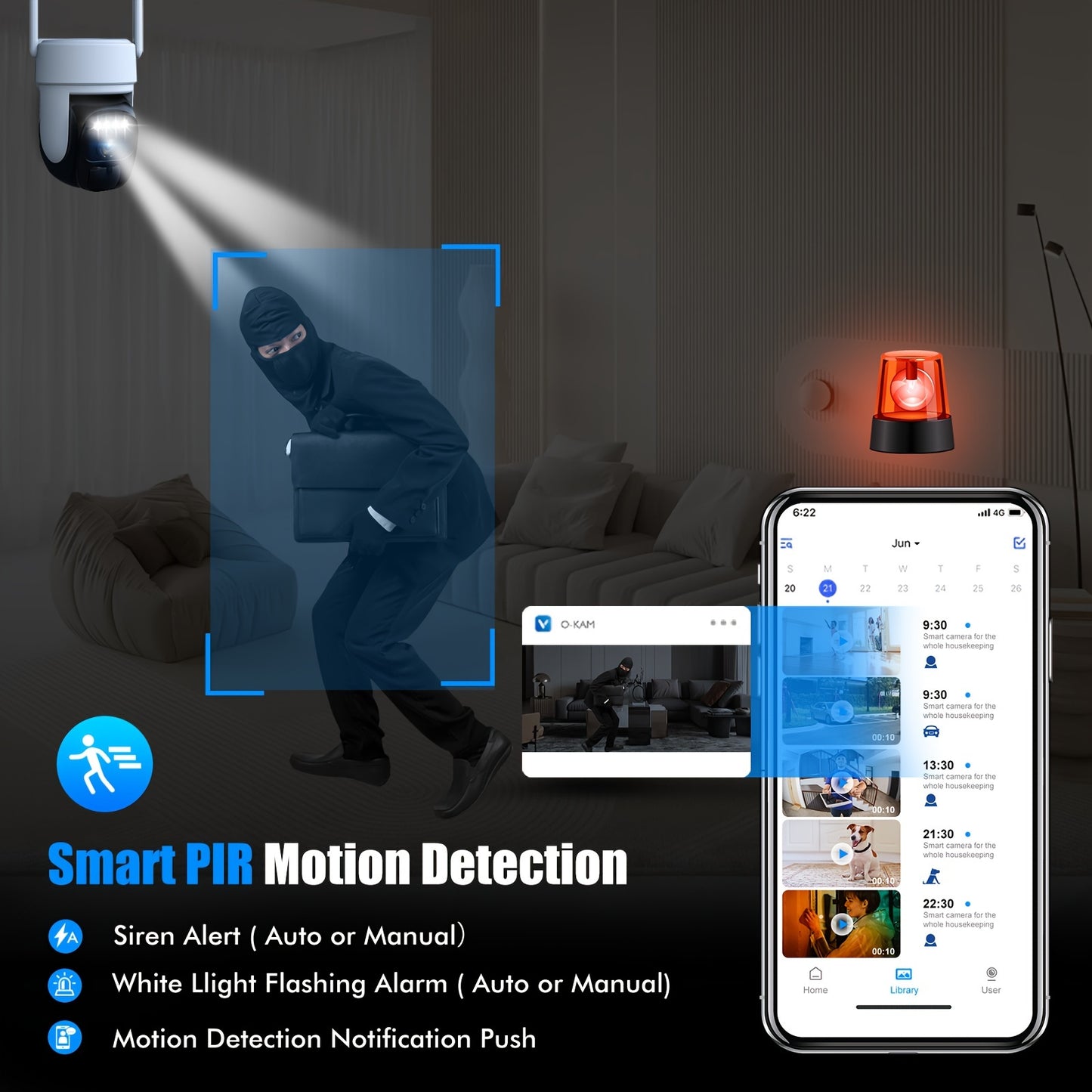 3pcs Solar-Powered Outdoor Security Cameras with AI Motion Detection, 2K HD Surveillance, PTZ (360° Pan-Tilt-Zoom), Color Night Vision, Two-Way Audio, Wireless WiFi, Solar Panel, High Quality, for Home/Business/Outdoor/Drive