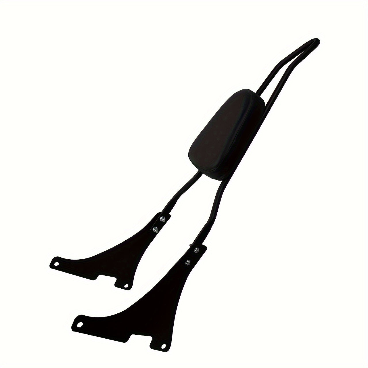 Motorcycle Black Detachable Rear Passenger Backrest Cushion Pad Kit Set  for Sportster XL 1200 883 48 2004-2022