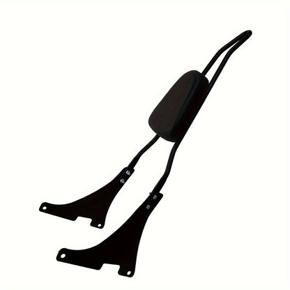 Motorcycle Black Detachable Rear Passenger Backrest Cushion Pad Kit Set  for Sportster XL 1200 883 48 2004-2022