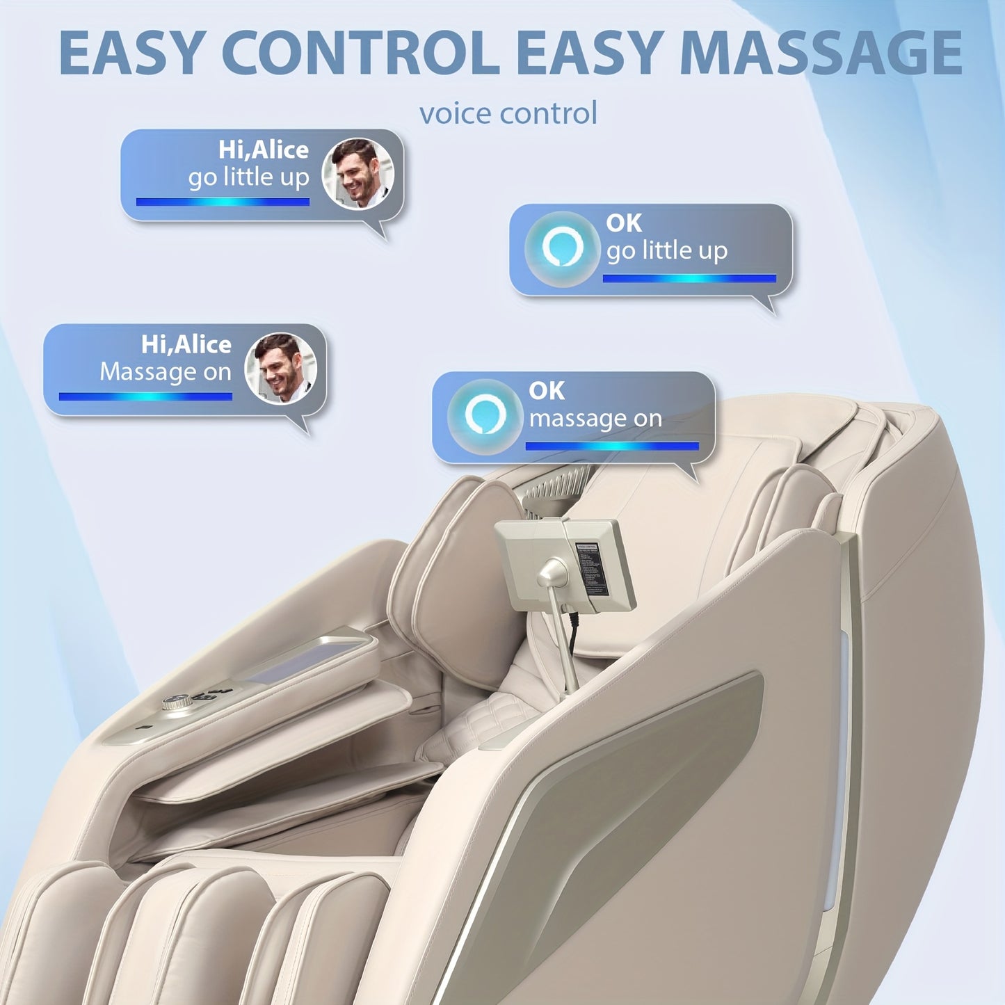4D Full Body Massage Chair: Zero Gravity Massage Recliner SL Track with, 15 Massage Modes, Massage, Deep Tissue Massage, Modern Recliner, Sturdy Frame, Premium Upholstery, Multimode Massager, Heated Massage Chair, Office Work
