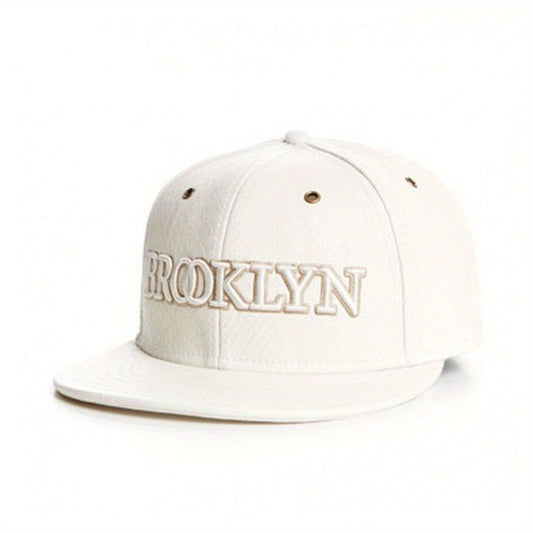 Women's Black Statement Fashion Double Hand Design Flat Brim Baseball Cap with Golden Hands & Praying Hands Emblem - Adjustable Snapback,, -like Texture for Outdoor Sports, Travel, Street Dance - Stylish & Functional Casual H