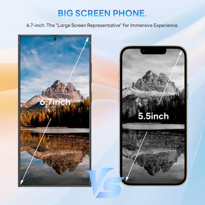New Android Smartphone, Globally Unlocked 12+256GB, 2K Display, 6.8-inch Large Screen. Available In Four Colors. Comes With Stylus, Data Cable, Earphones, Phone Case, Screen Protector, And SIM Ejector Pin. A Must-have For You