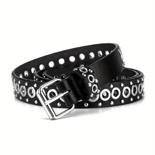 Punk Style Rivet Belt for Men And Women, Ideal Choice for Gifts