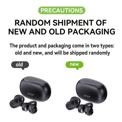 [Acer 2025 New Model]Acer OHR555 TWS Wireless Earphones, Shocking Bass, Call Noise Reduction, Ultra Long Standby, Low-latency Gaming, All-day Comfort, Lightweight Touch, Stylish Appearance, Study/Business/Travel/Sports/Music,