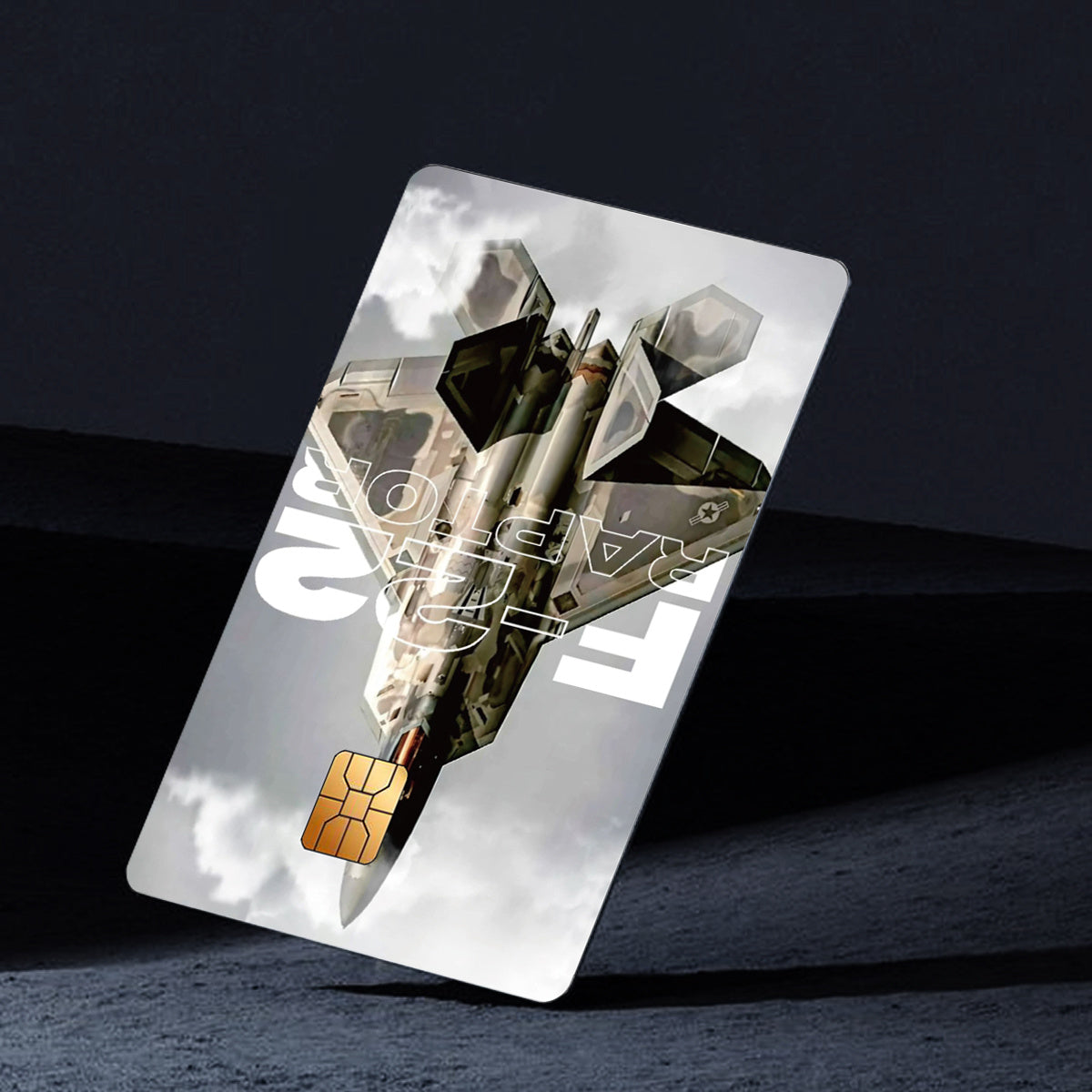 Fighter Jet Pattern Stickers, A Powerful Tool of Technology, Includes 4 Unique Designs, Durable Privacy Stickers Made with PVC Material, Suitable for Credit Cards, Transportation Cards, Debit Cards, Keys, and More Uses, Prote