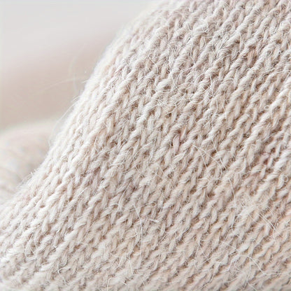 Women'S Winter Warm Fleece Beret Hat - Soft Warm Beanie with Elastic Band, Lightweight & Cozy for Christmas, Everyday & Formal Events - Machine Washable