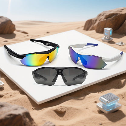 Wireless AI Smart Glasses with Polarized/Blue Light Filter & Built-in Mic/Speaker - Hands-Free Calling, 100+ Language Translation, Wireless Smart Glasses for Men & Women, Lightweight Comfort Fit, Music Playback, Ideal Gift fo