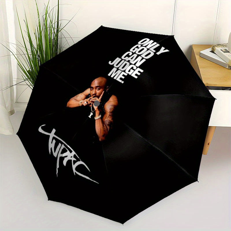 The Tupac Q Umbrella Is a Portable Automatic Umbrella Ideal for Commuting, Business, And Leisure Activities, Making It a Perfect Gift for Anyone in Any Season.