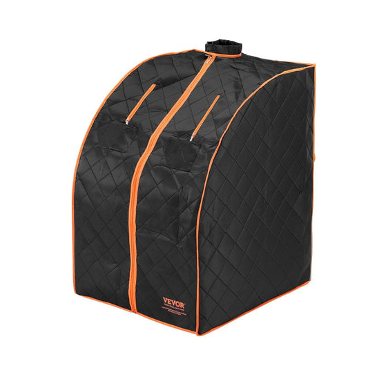 Durably Made VEVOR Sauna Blanket for Detoxification 1050W Portable Far Infrared Sauna Tent for Home 104-167 Fahrenheit 1-60 Minutes Timer Personal Sauna Box for Home Spa Indoor Black 27.56 x 31.5 x 38.58 in Low Stock Alert