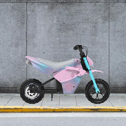 Hover-1 My First Dirt Bike for Kids - 300W Motor, 9MPH Max Speed, 9 Mile Range, 12" Off-Road Tires, 120LB Max Weight, Twist Grip Throttle & Rear Disc Brake Electric Dirt Bike for Kids Ages 5+ Years