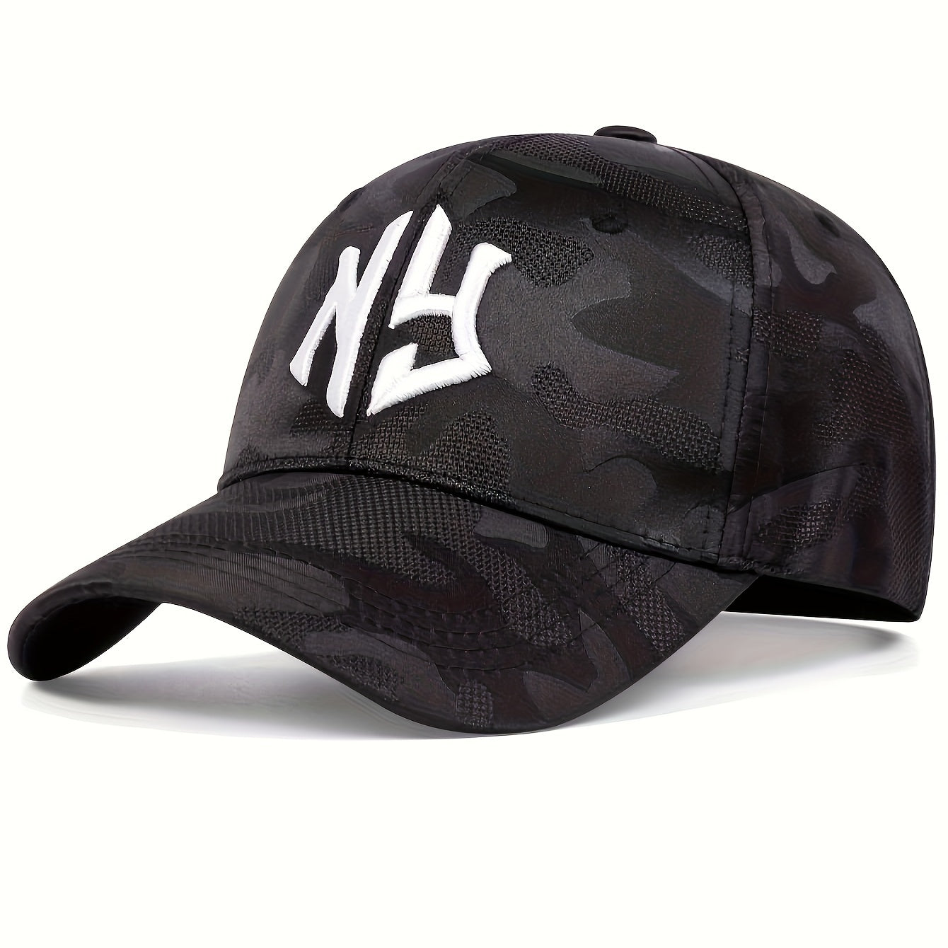 Trendy Embroidery Camouflage Baseball Cap Unisex Hip Hop Dad Hat Lightweight Adjustable Sun Hats For Women & Men
