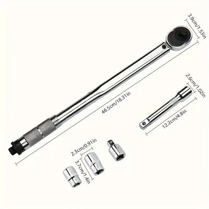 NEW Torque Preset Torque Wrench Multifunctional Multipurpose Torque Tool Kit for Mobile Phone Repair and Auto Repair, Portable Torque Wrench, Mobile Phone Repair Tool, Sleek Metallic Finish, Robust Construction