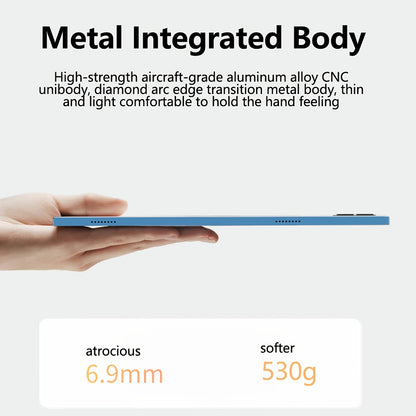 Android Tablet Gray Purple, 10.1-inch 2-in-1 Tablet, 256GB Storage ROM, 8GB, 2KHD Supports WiFi Android 14, 10000mAh, 2560 * 1600 Resolution 16MP+32MP Dual Camera, Suitable for Online Courses, Work Games, Entertainment